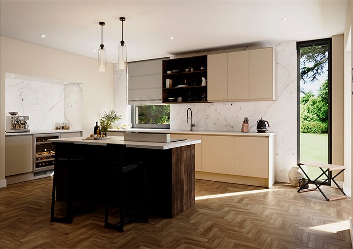 Montierre Stripe, Anthracite - Roman Blind - Image 6